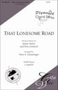That Lonesome Road SATB choral sheet music cover